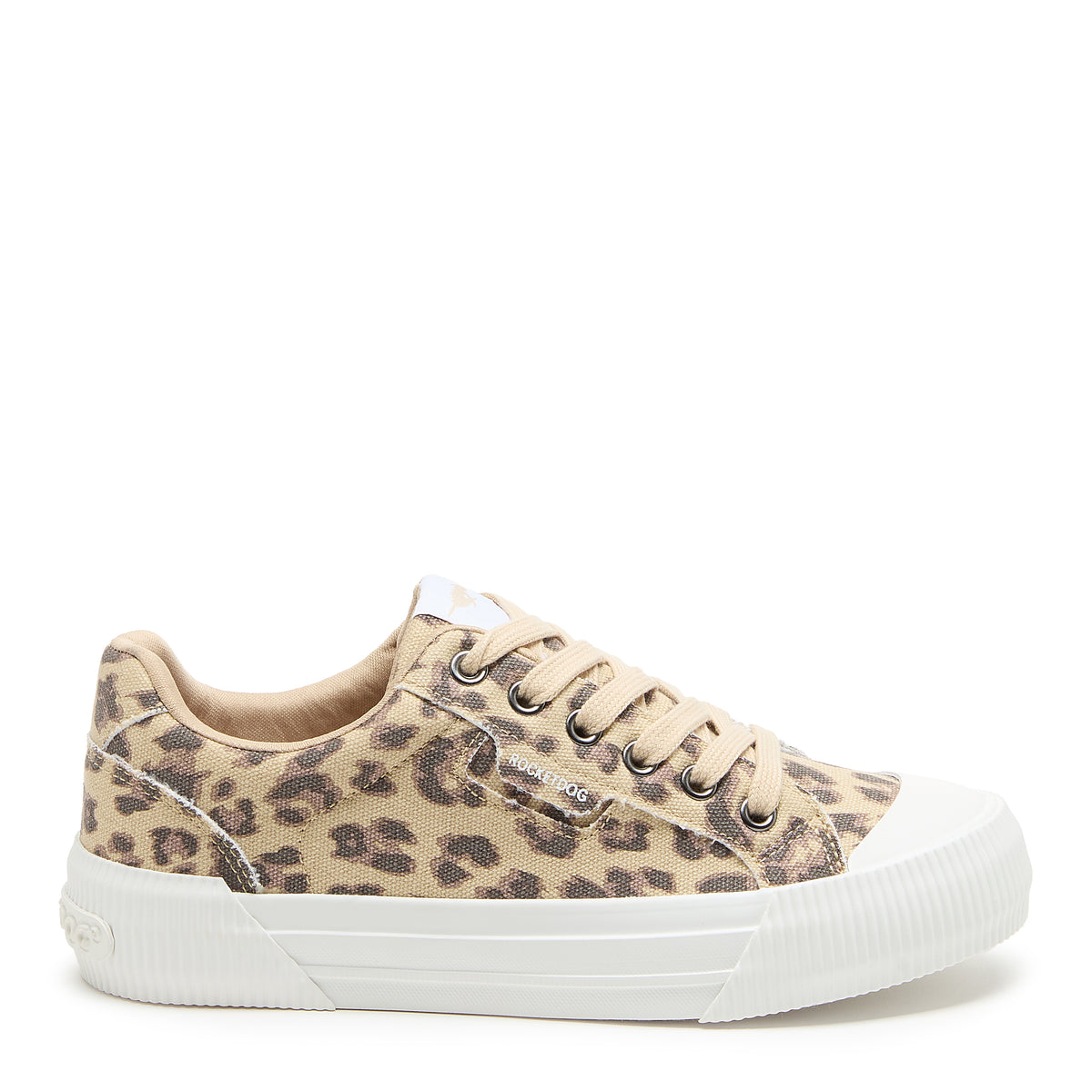 Cheery Leopard Canvas Trainers