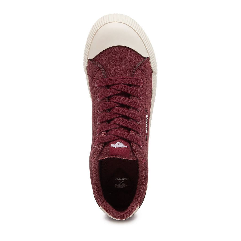 Cheery Burgundy Low-profile Trainers