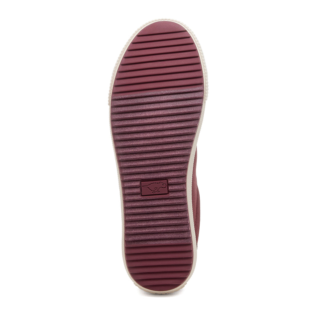 Cheery Burgundy Low-profile Trainers