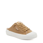 Cheery Tan Corduroy Mule Trainers