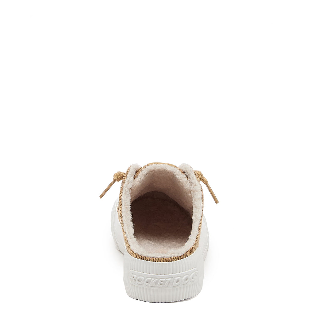Cheery Tan Corduroy Mule Trainers
