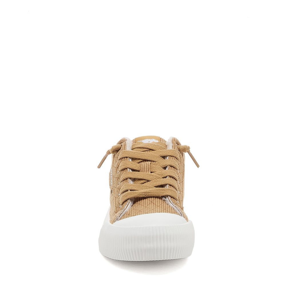 Cheery Tan Corduroy Mule Trainers