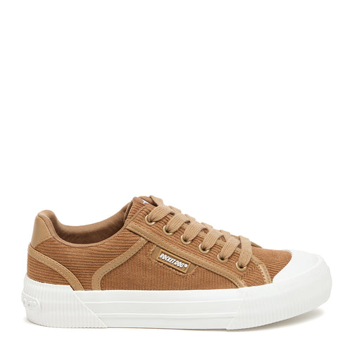 Cheery Tan Corduroy Trainers