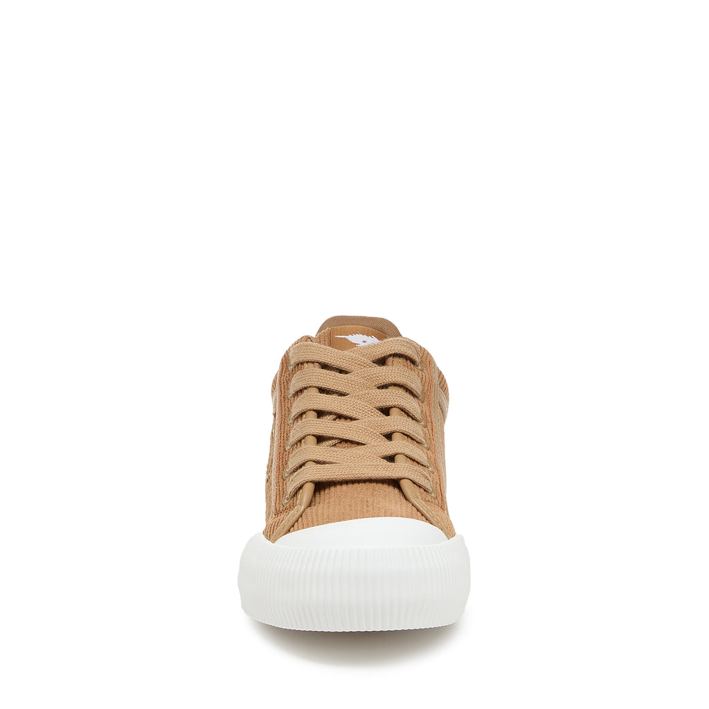 Cheery Tan Corduroy Trainers
