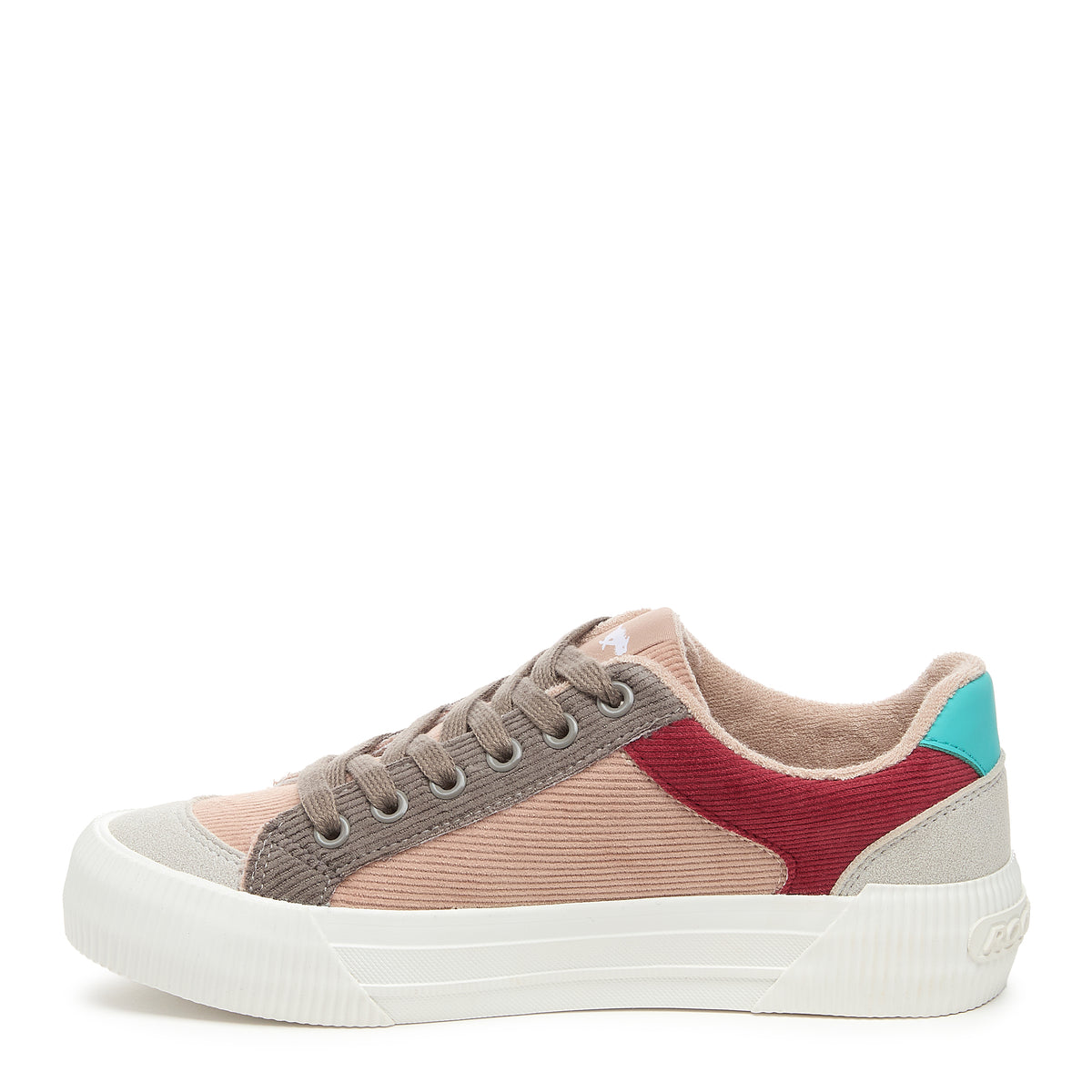 Cheery Dusty Rose Corduroy Trainers