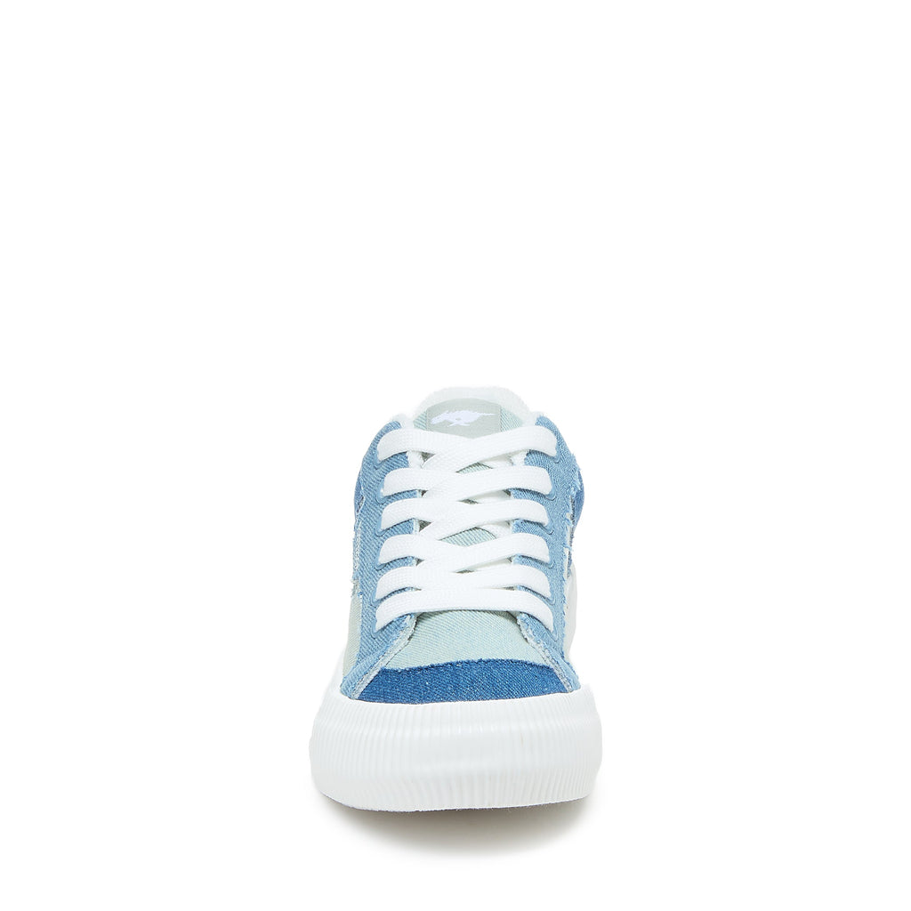 Cheery Coastal Blue Colour Block Trainers