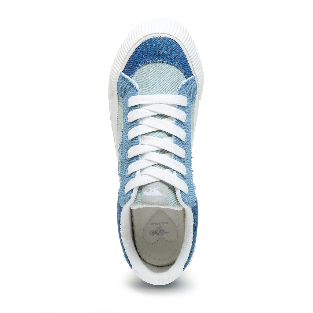 Cheery Coastal Blue Colour Block Trainers