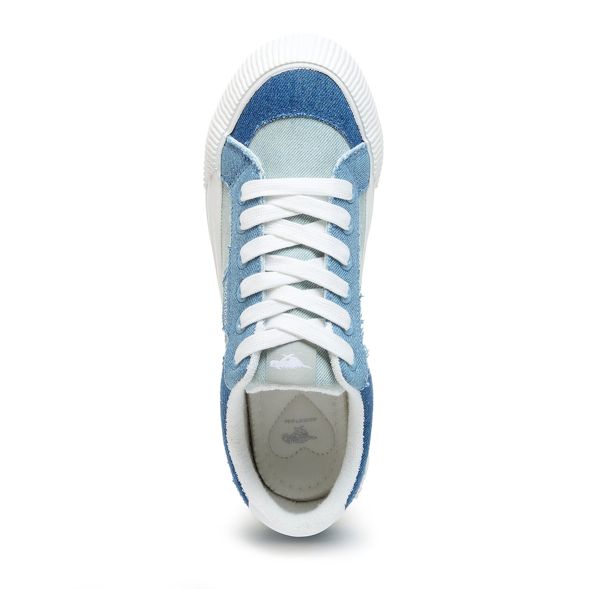 Cheery Coastal Blue Colour Block Trainers