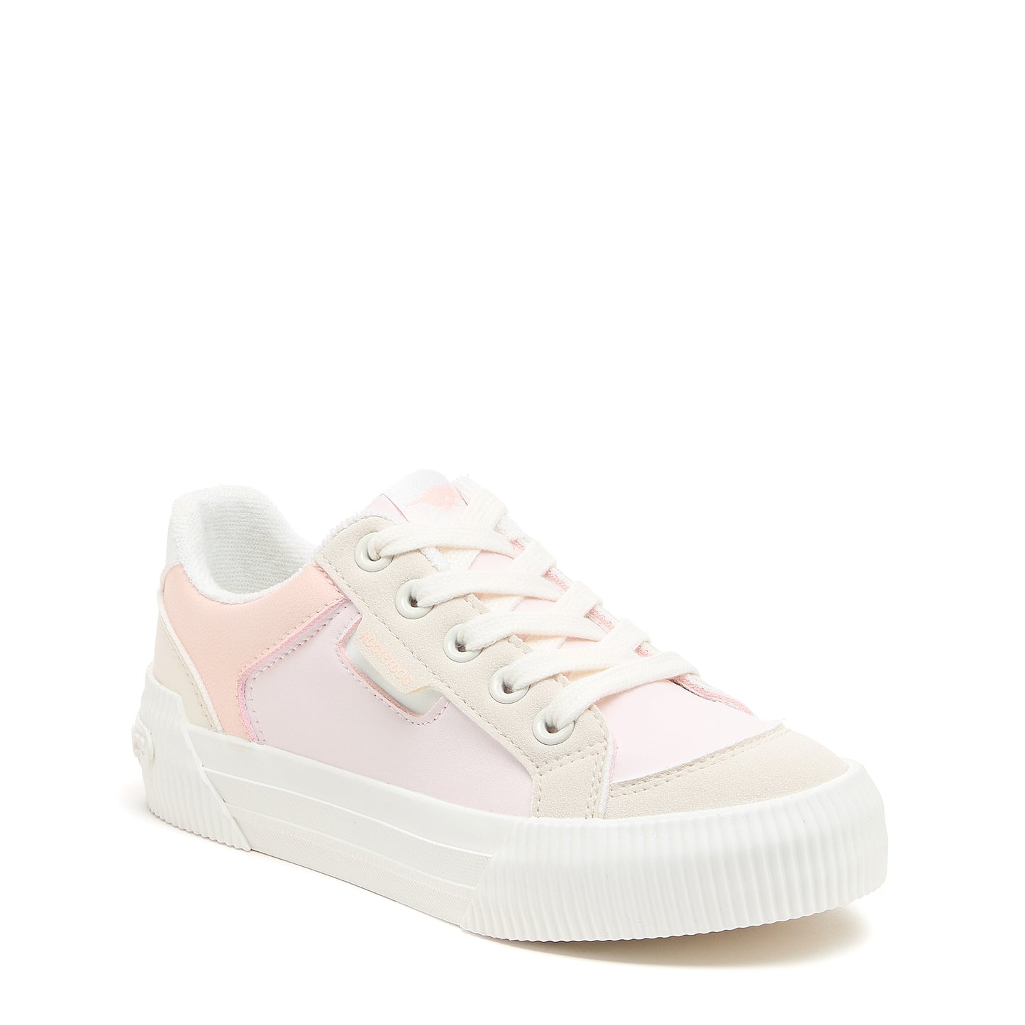 Cheery Light Pink Colour Block Trainers