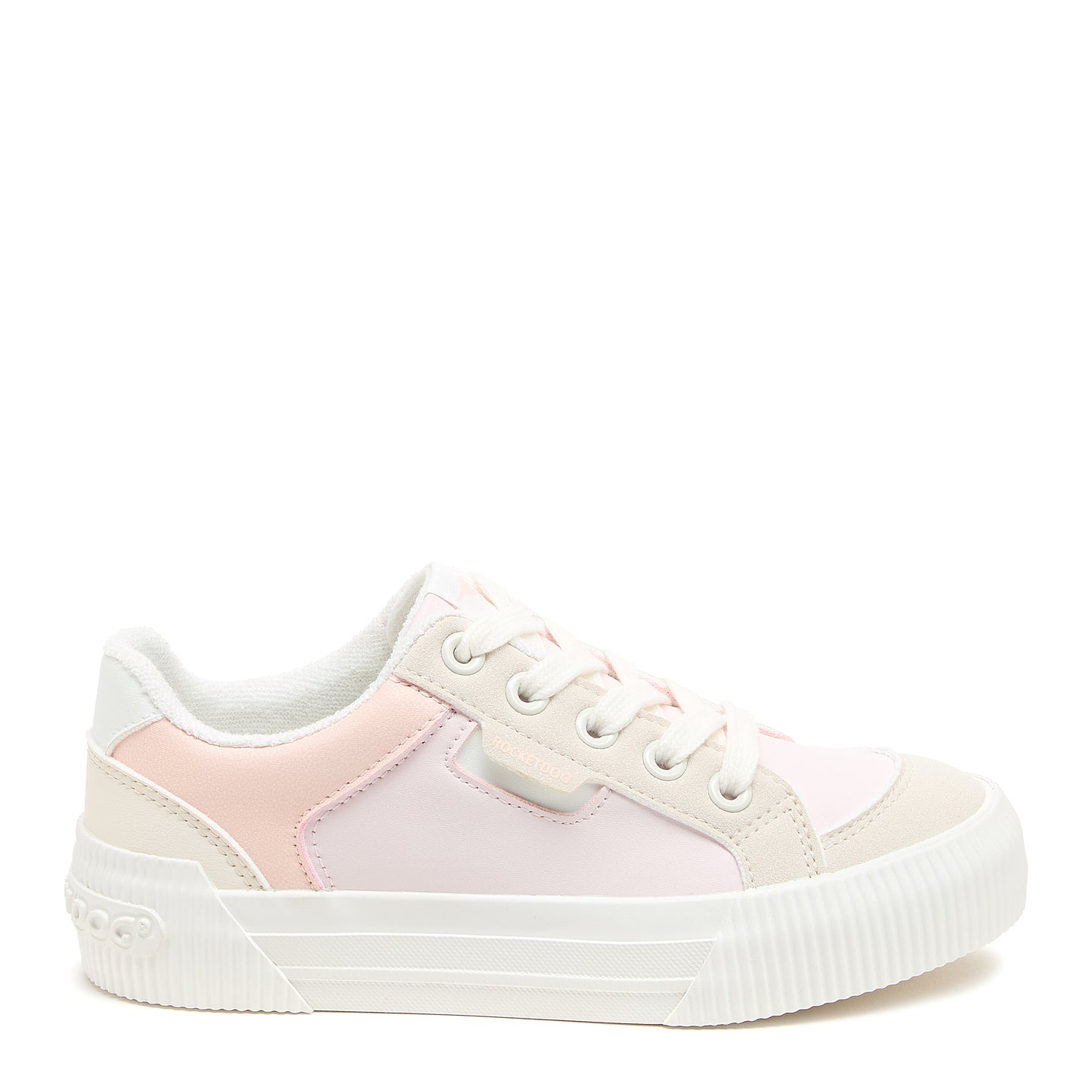 Cheery Light Pink Colour Block Trainers