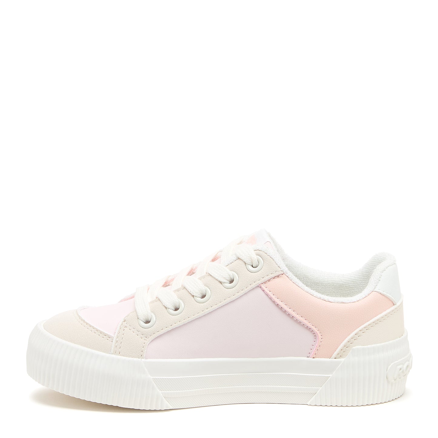 Cheery Light Pink Colour Block Trainers