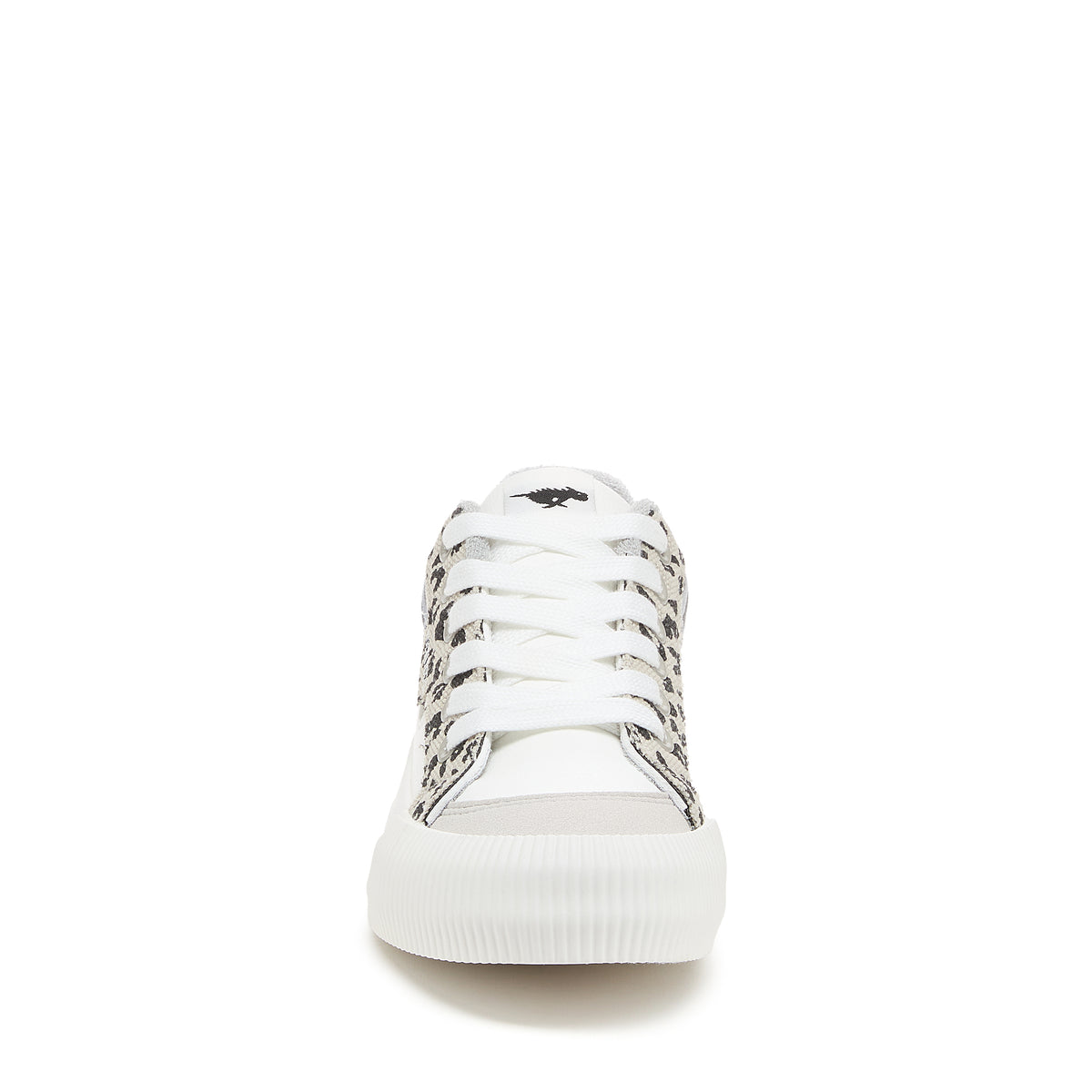 Cheery Grey Animal Print Colour Block Trainers