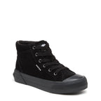 Cheery Black Corduroy High-top Trainers
