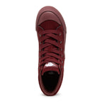 Cheery Rust Corduroy High-top Trainers