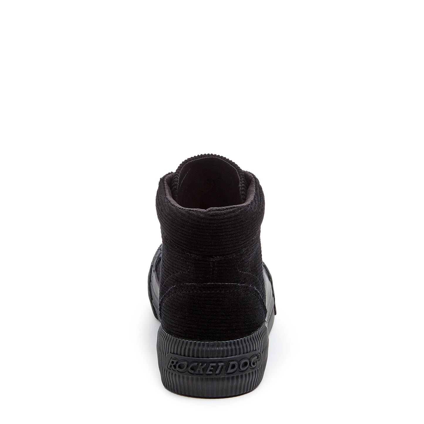 Cheery Black Corduroy High-top Trainers