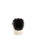 Back view of the Cheery black multi mule trainer
