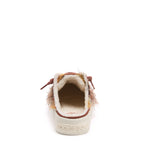 Back view of the Cheery multi brown mule trainer