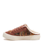 Inner side of the Cheery multi brown mule trainer