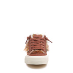 Toe view of the Cheery multi brown mule trainer