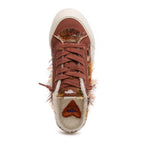 Top-down view of the Cheery multi brown mule trainer