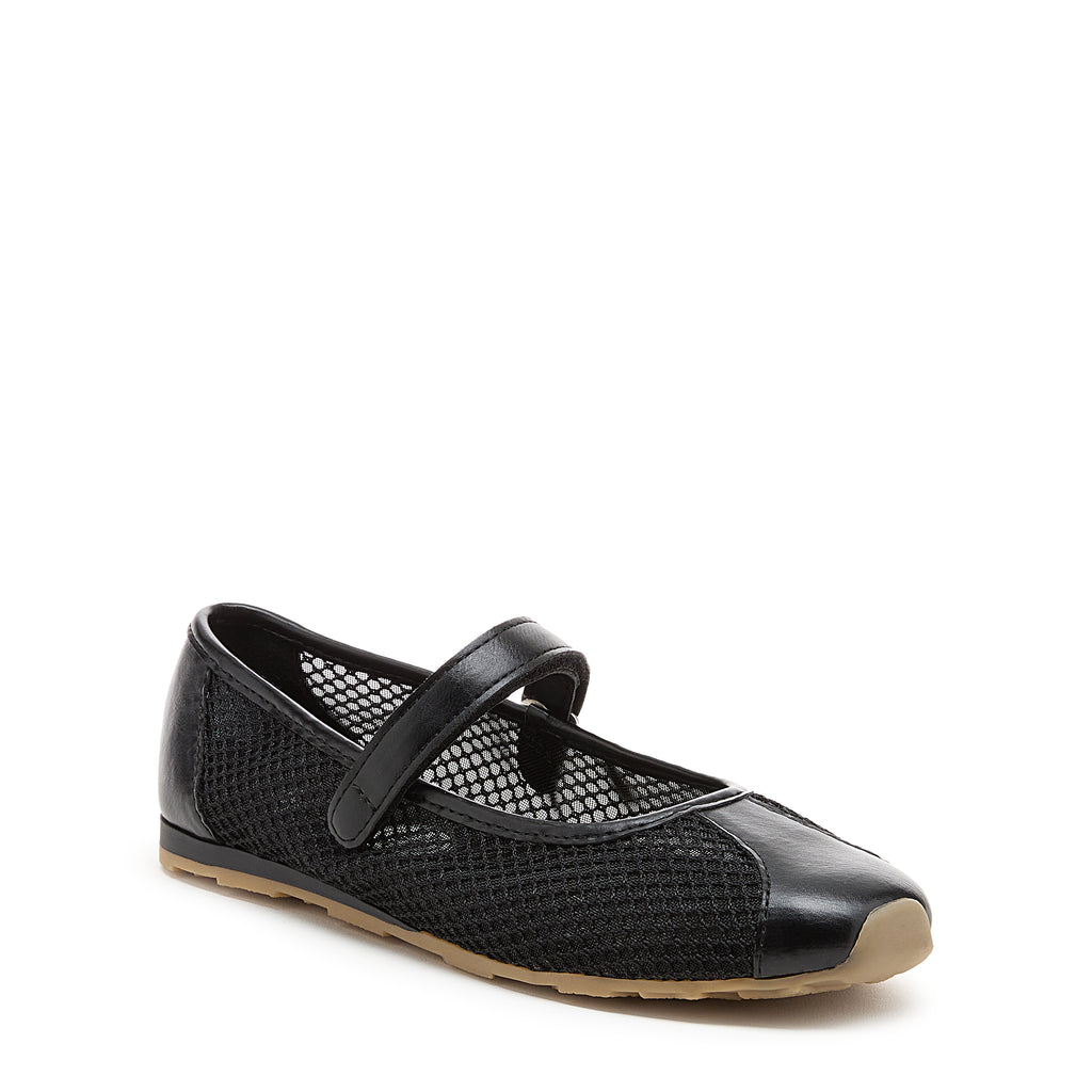 Dally Black Mary Jane Flats