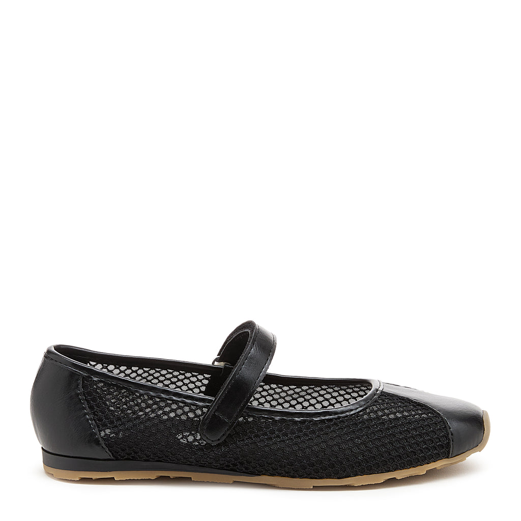 Dally Black Mary Jane Flats