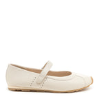Dally Off White Mary Jane Flats
