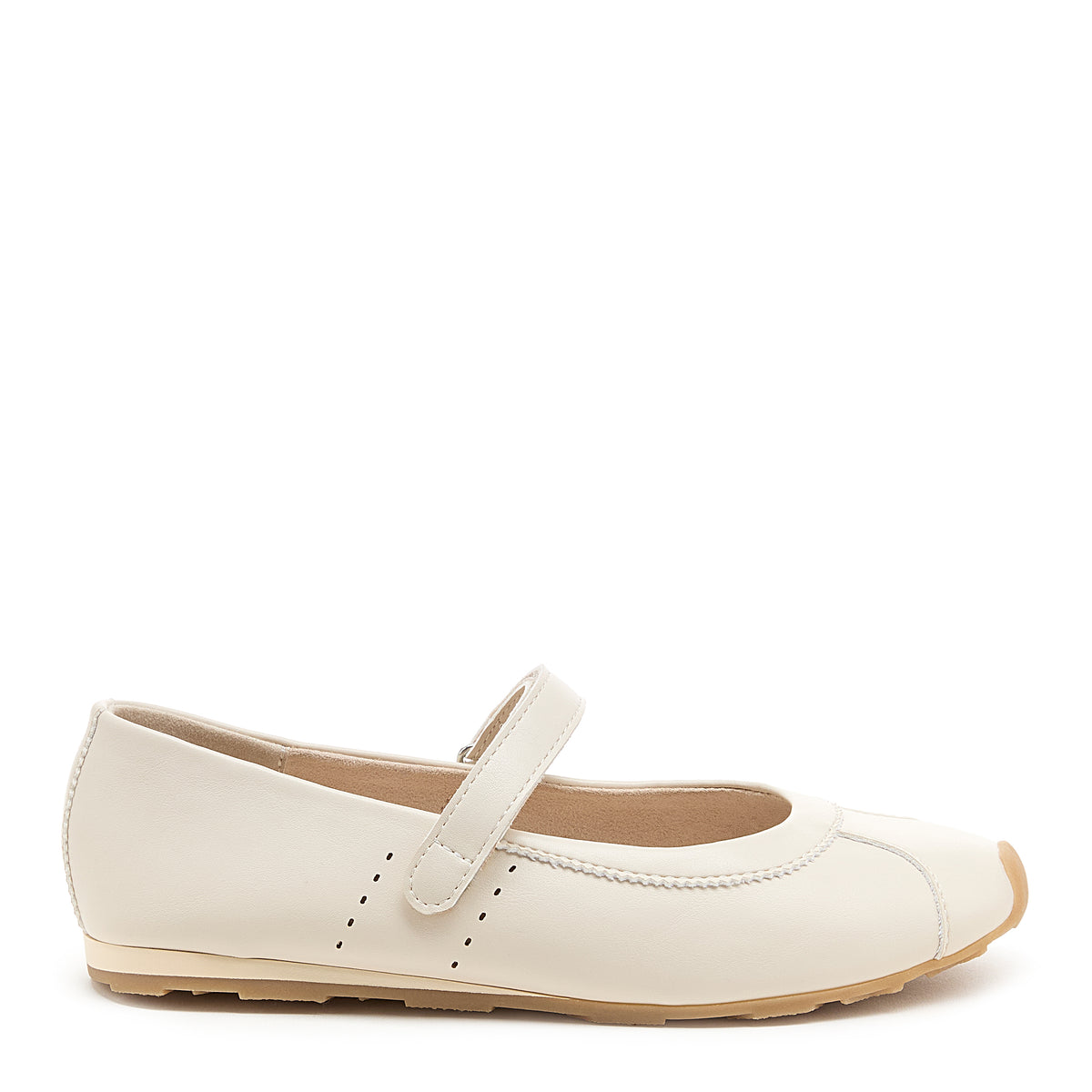 Dally Off White Mary Jane Flats