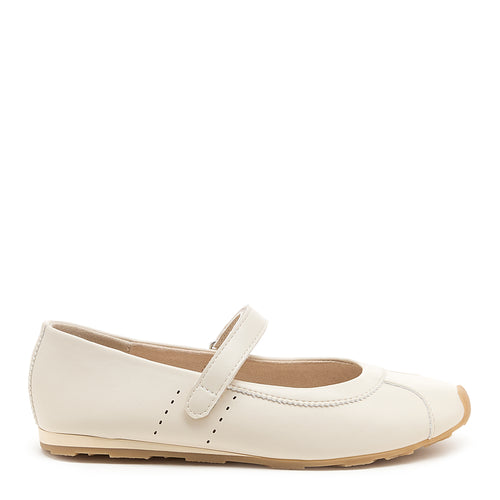 Dally Off White Mary Jane Flats