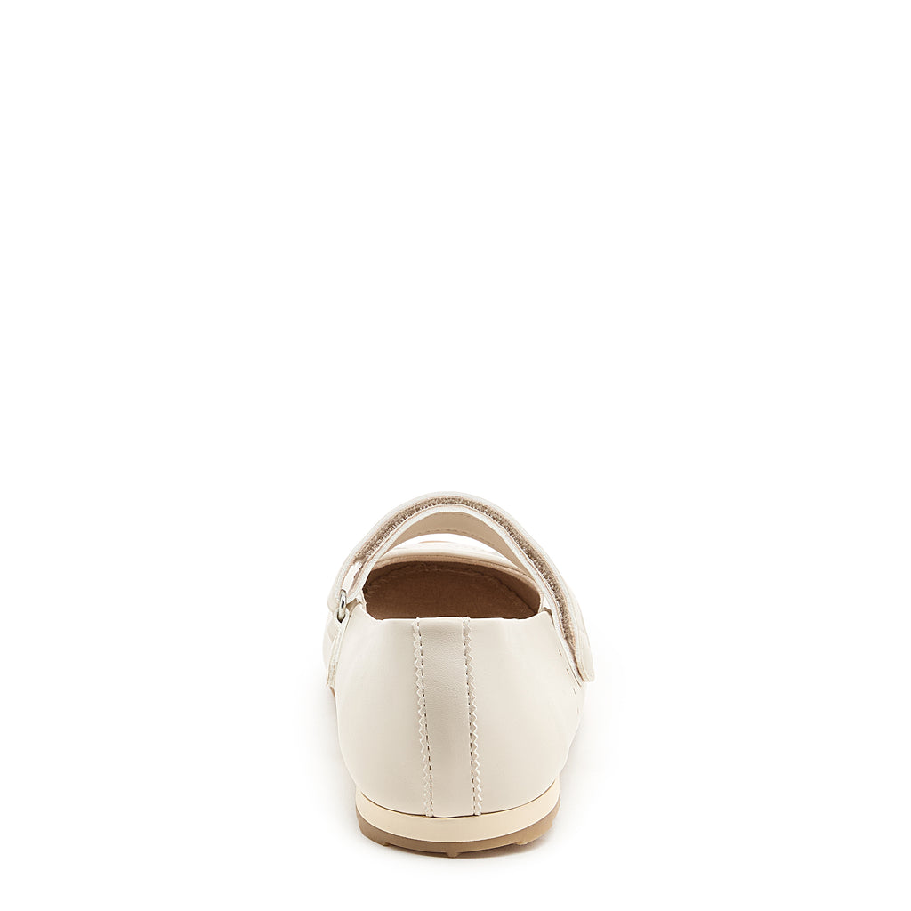 Dally Off White Mary Jane Flats