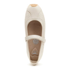 Dally Off White Mary Jane Flats