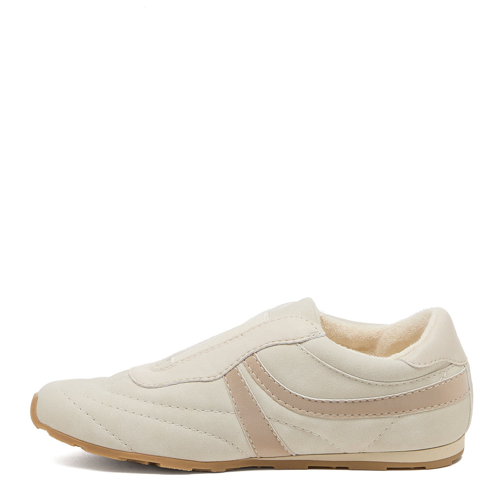 Destiny Off White and Beige Trainers