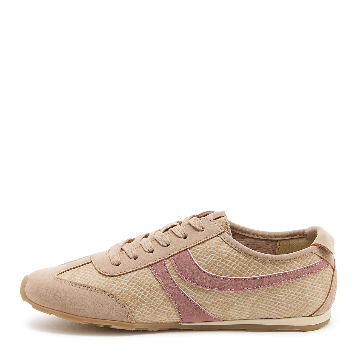 Destin Tan Snake Print Trainers