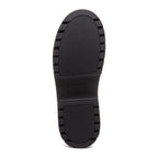 Drake Black Boots black boots sole view showing black tread pattern and Rocket Dog logo detail