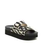 Esti Plus Animal Print Sandals