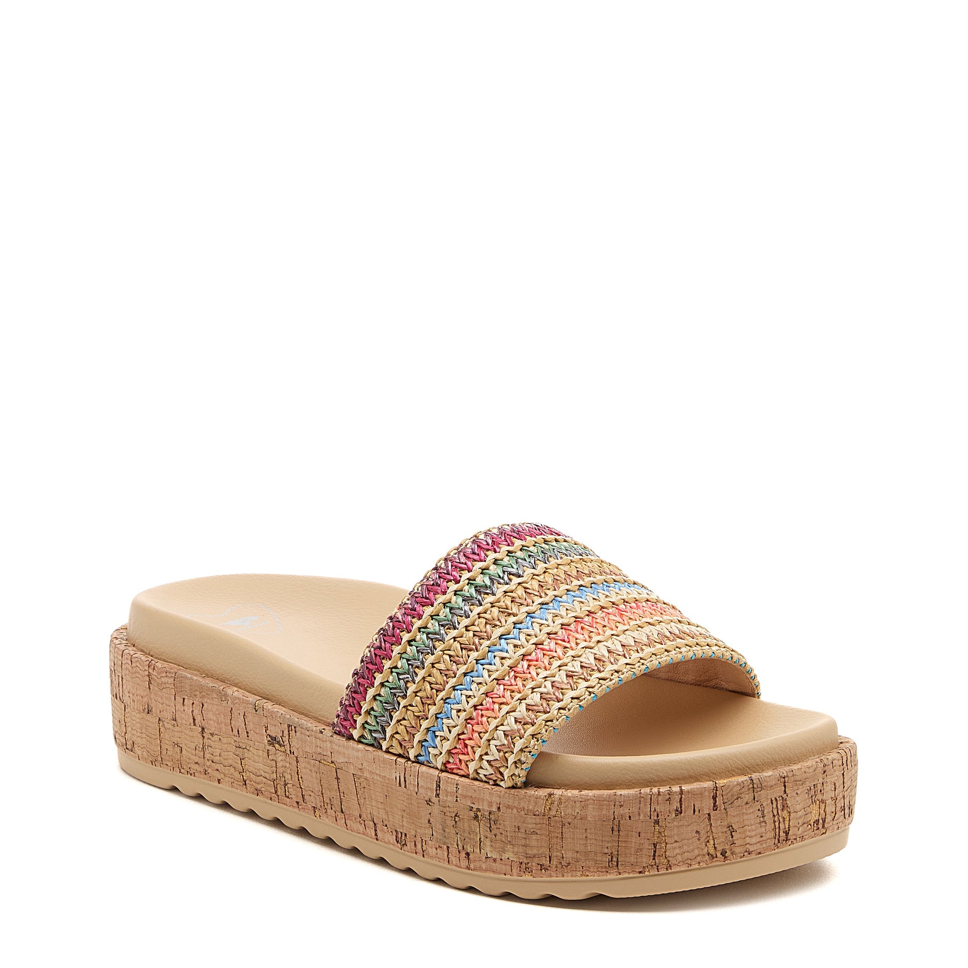 Rocket Dog Women’s Fay Natural Raffia Slide Sandal