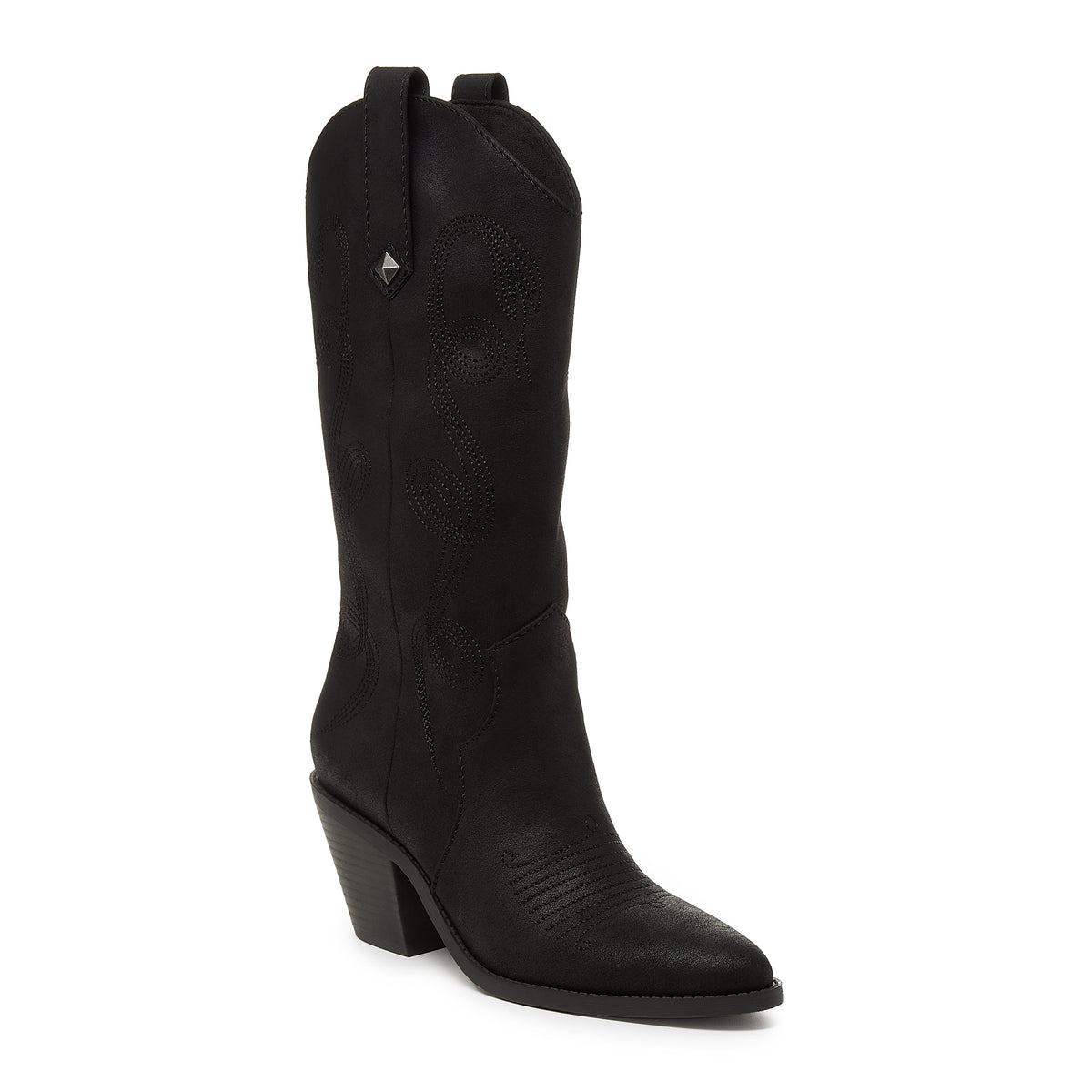Feria Black Western Boots