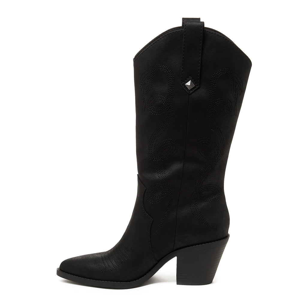 Feria Black Western Boots