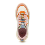 Gravel Multi Colour Block Slip-On Trainers