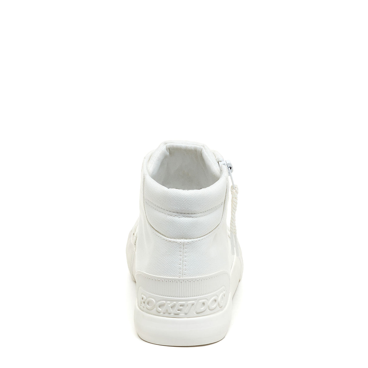 Jazzin All White High Top Trainers