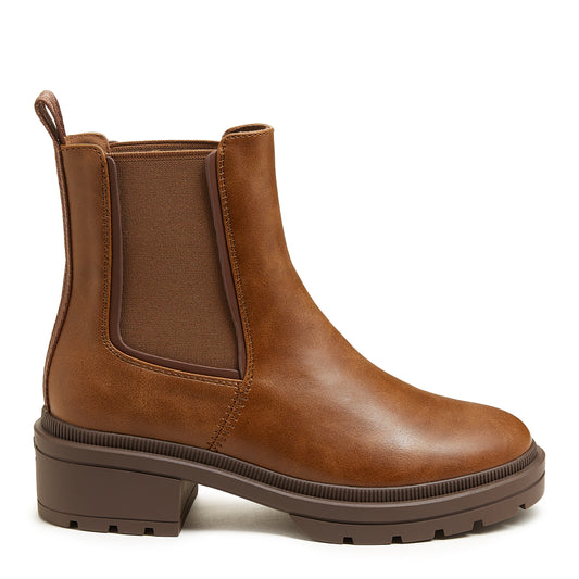 Iggie Cognac Chelsea Boots