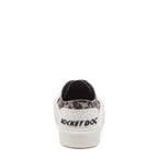 Jazzin Plus Black Floral Lace Trainers