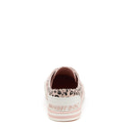 Jazzin Light Pink Leopard Print Trainers