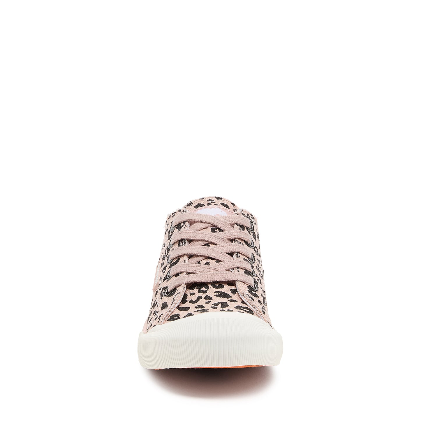 Jazzin Light Pink Leopard Print Trainers