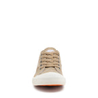 Jazzin Tan Geometric Print Trainers
