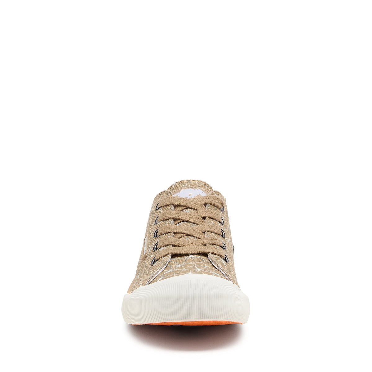 Jazzin Tan Geometric Print Trainers