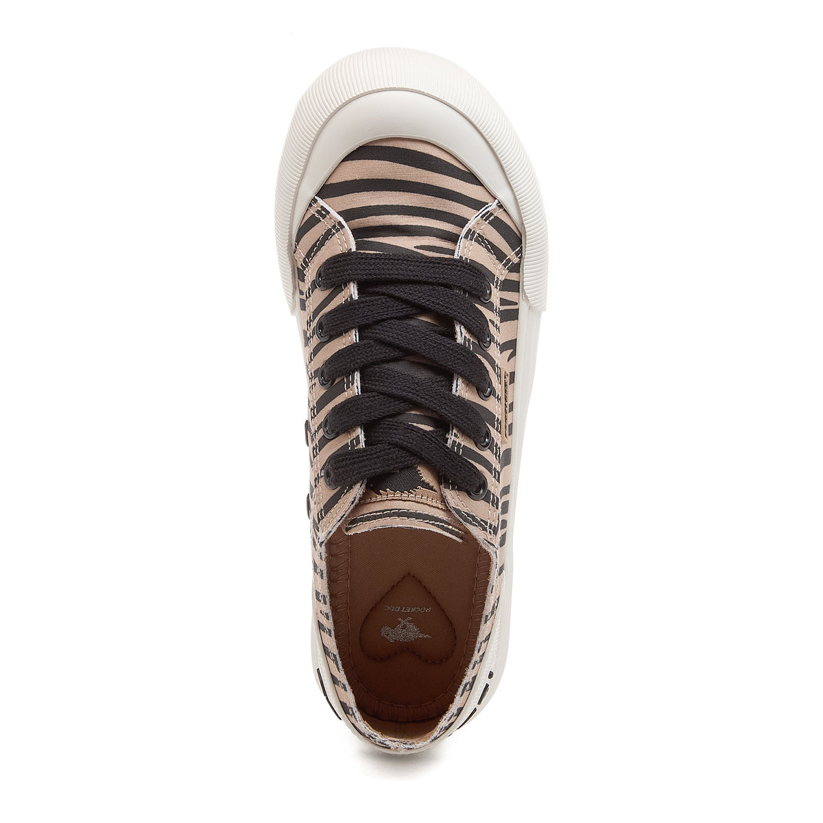 Jazzin Plus Zebra Print Trainers