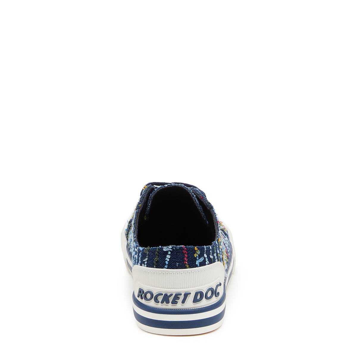 Jazzin Navy Multi Canvas Trainers