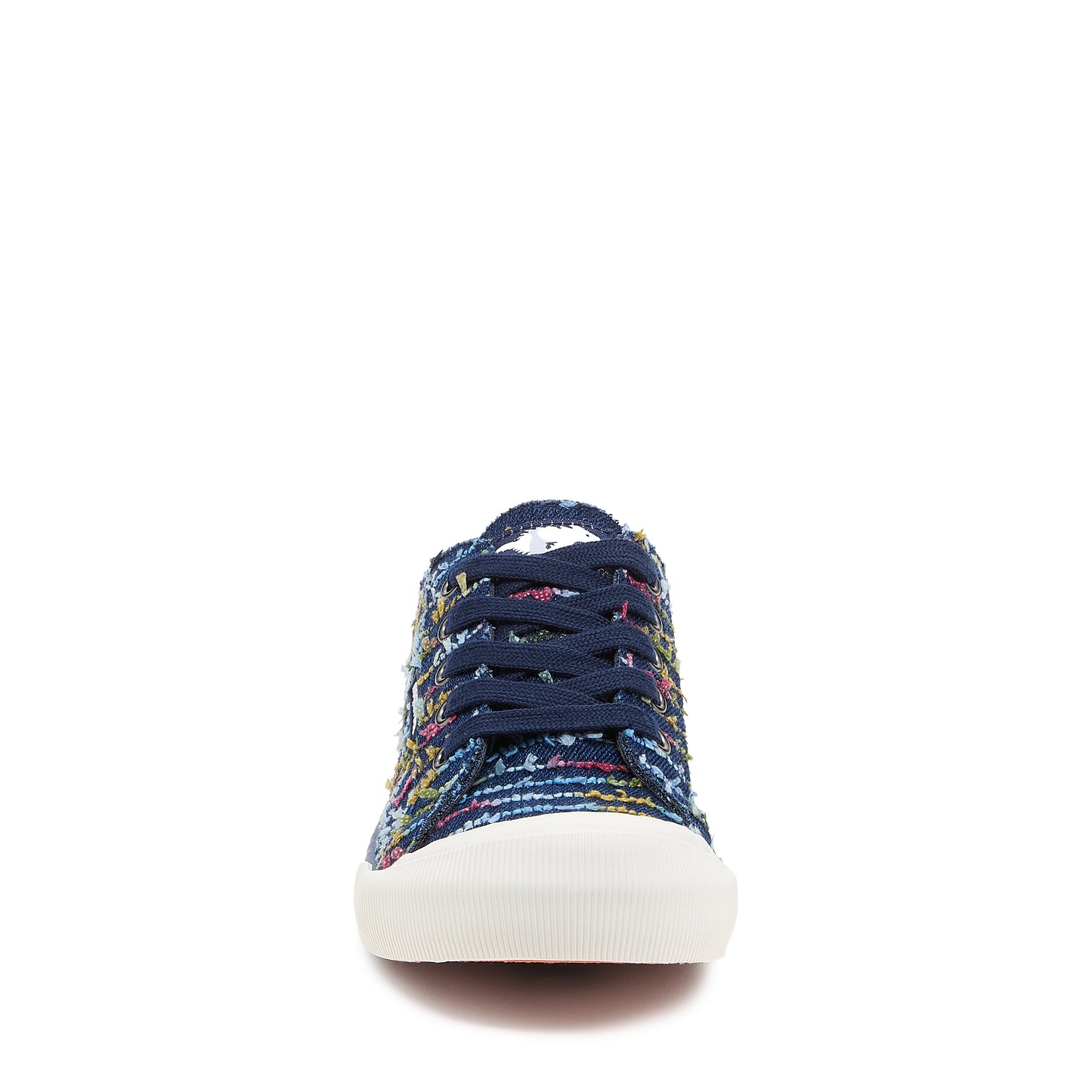 Jazzin Navy Multi Canvas Trainers