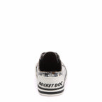 Jazzin Black Grey Floral Trainers